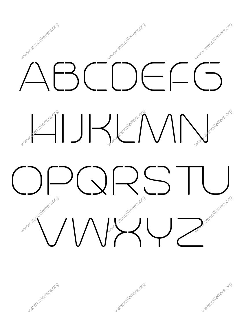 Modern Elegant personalized stencils letter stencils to order