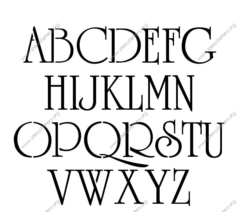 Grandiose Elegant Custom Made to Order Stencil