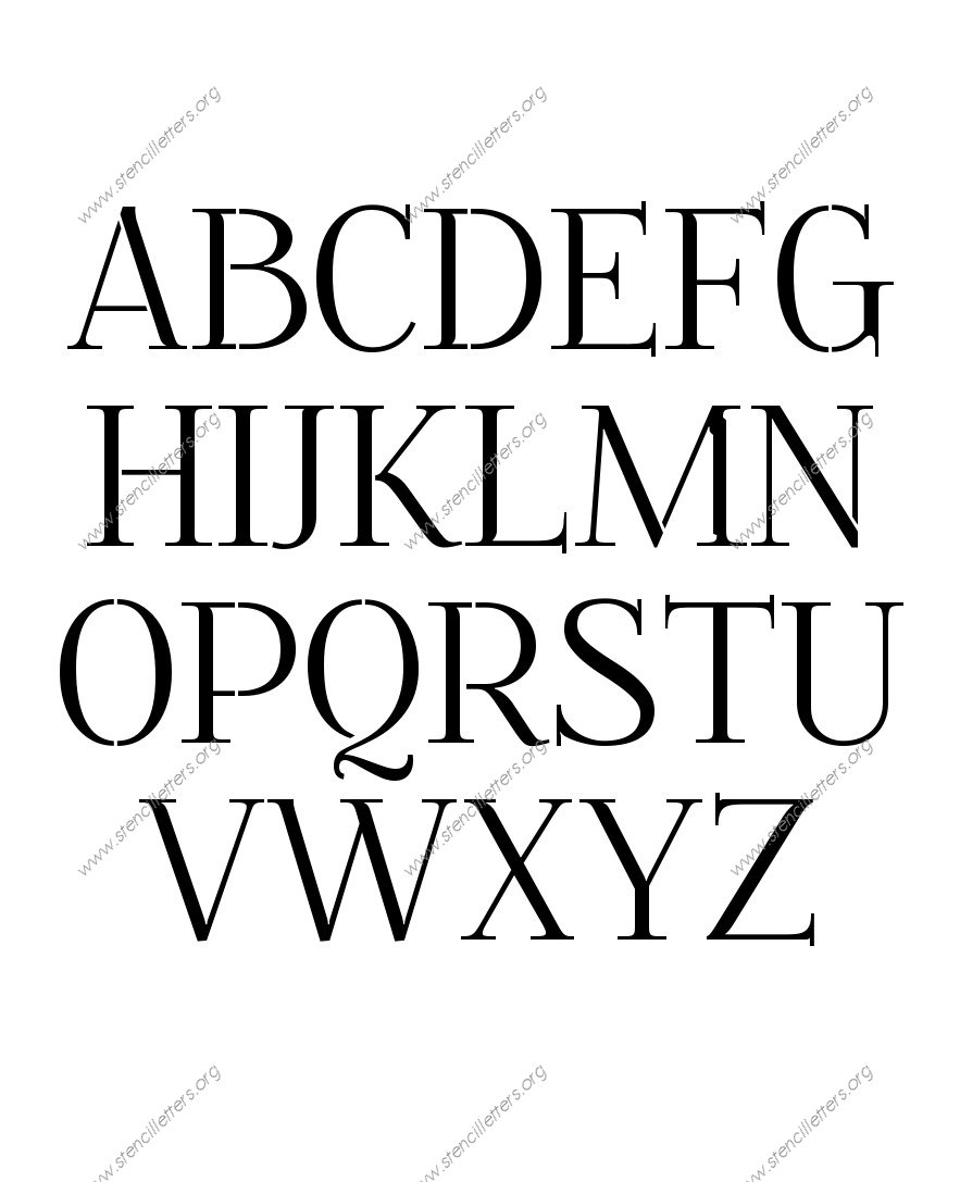 Formal Elegant personalized stencils letter stencils to order