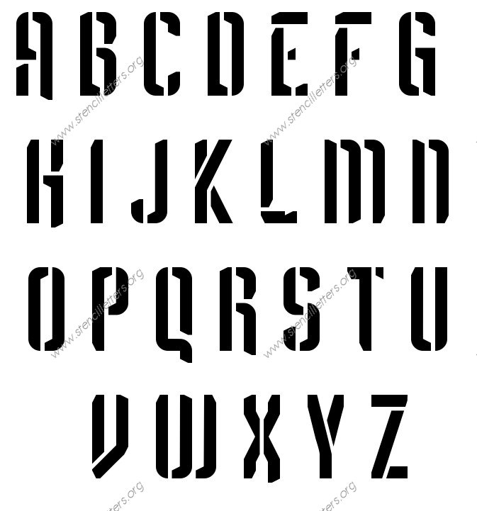 Sci-fi Futuristic Custom Made to Order Stencil