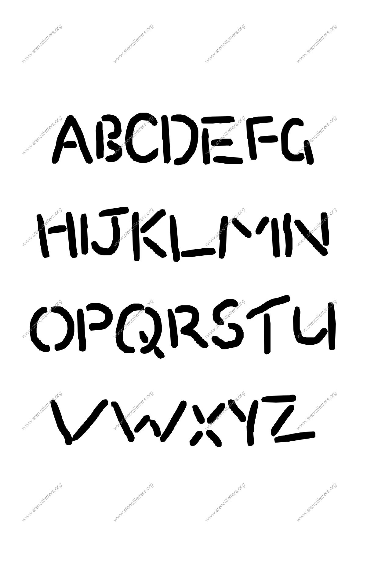 Rocky Novelty personalized stencils letter stencils to order