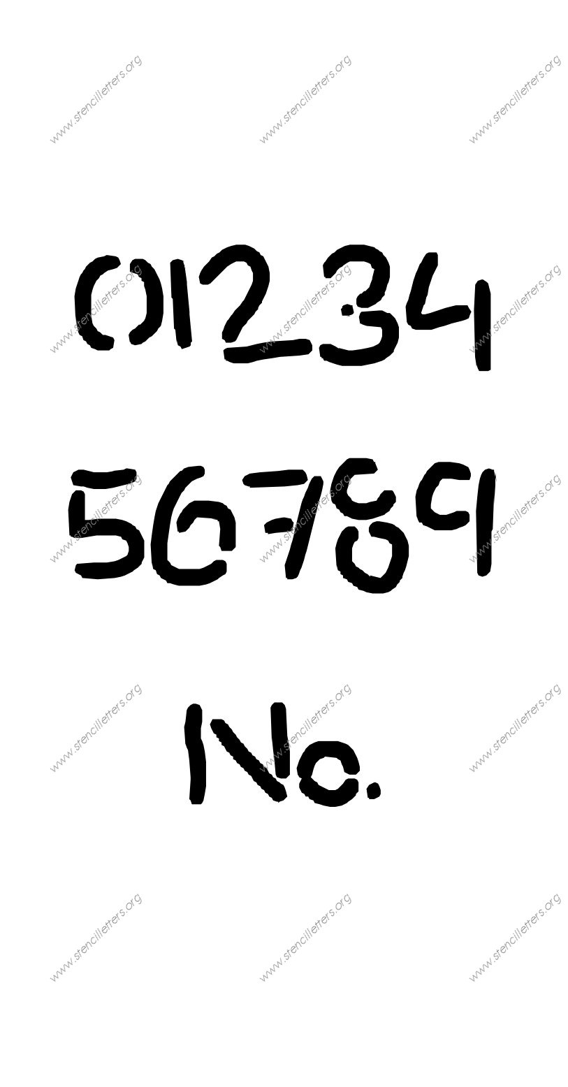 Rocky Novelty A to Z uppercase letter stencils