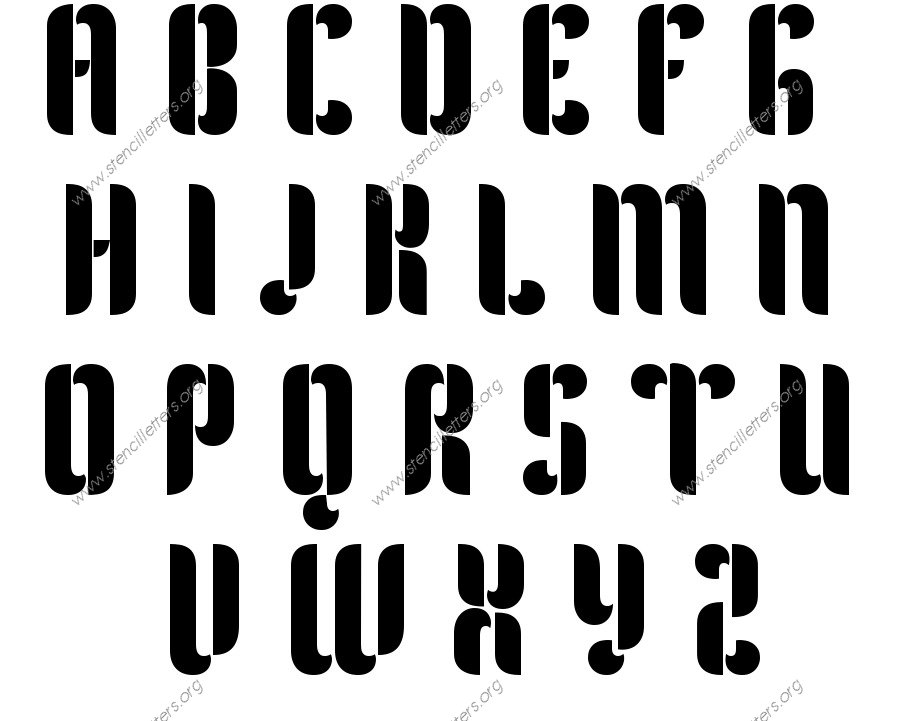 Gothic Headline Decorative Custom Made to Order Stencil