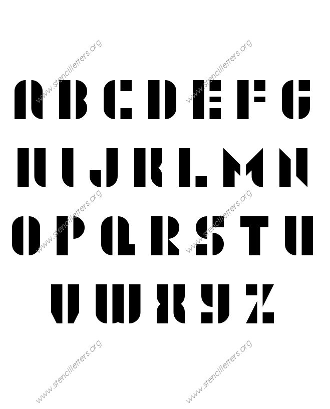 Swashy Bold Custom Made to Order Stencil