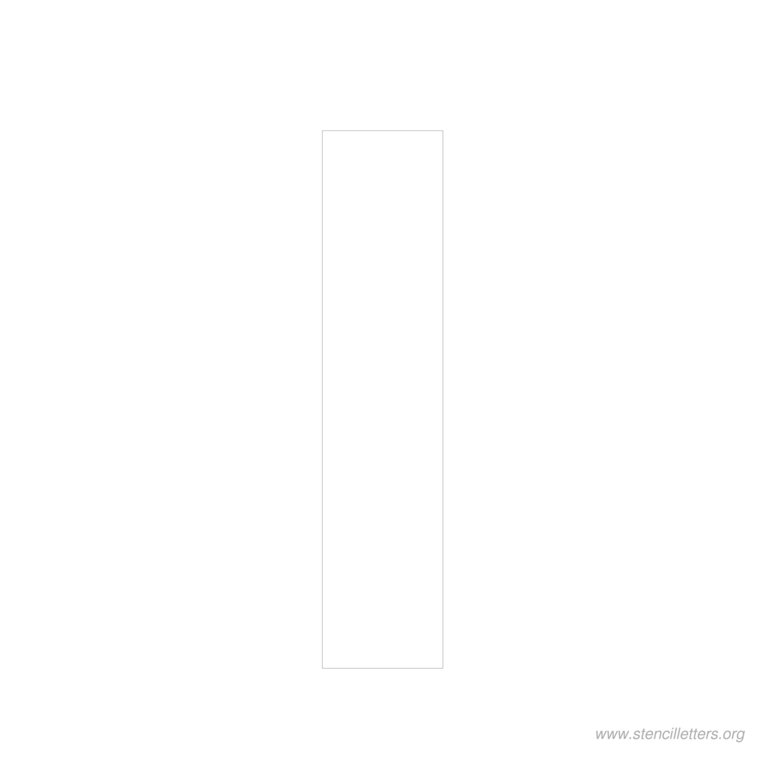 11 inch stencil letter i 11 inch stencil letter i