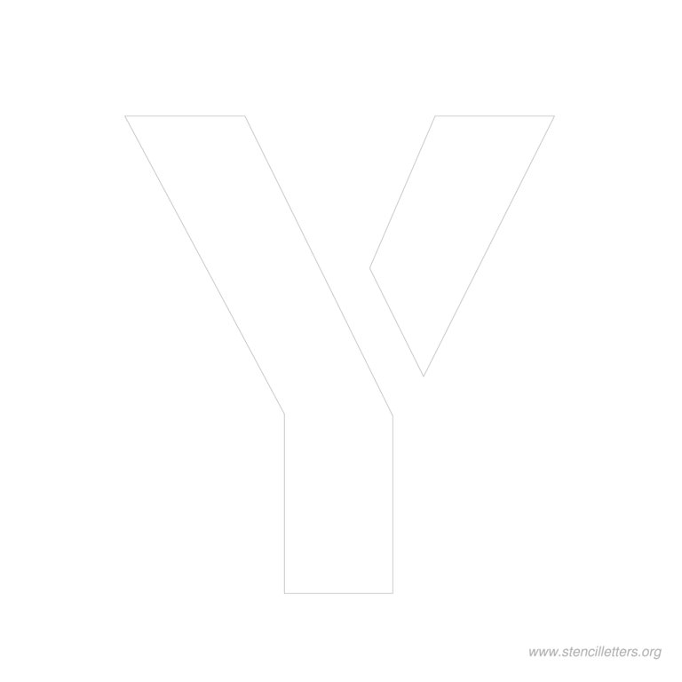 11 inch stencil letter y 11 inch stencil letter y