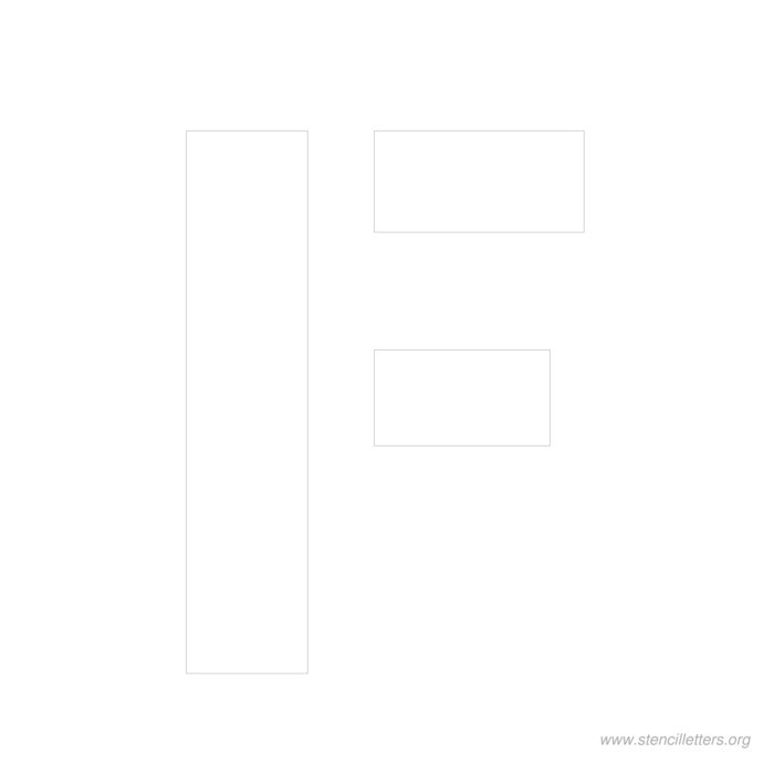 12 inch stencil letter f 12 inch stencil letter f