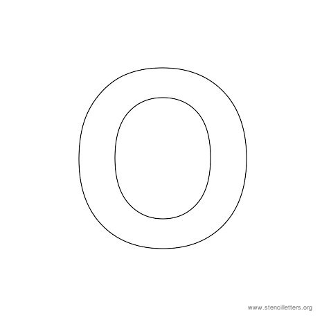 uppercase arial stencil letter o uppercase arial stencil letter o