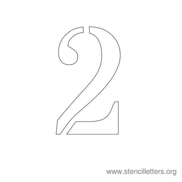 Number Stencil 2