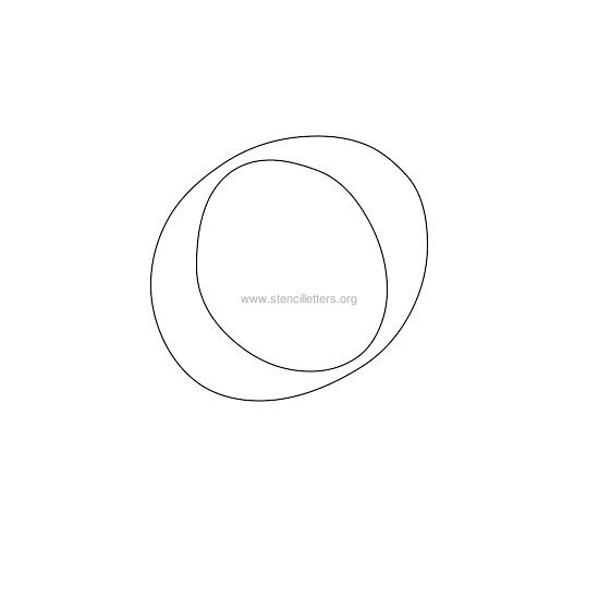 celtic stencil letter o celtic stencil letter o