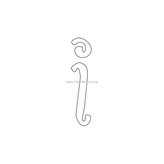 lowercase scrapbooking stencil letter i lowercase scrapbooking stencil letter i
