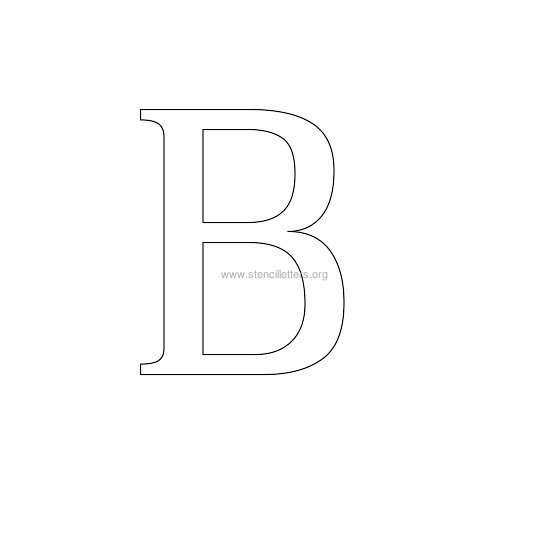 greek wall stencil letter b greek wall stencil letter b