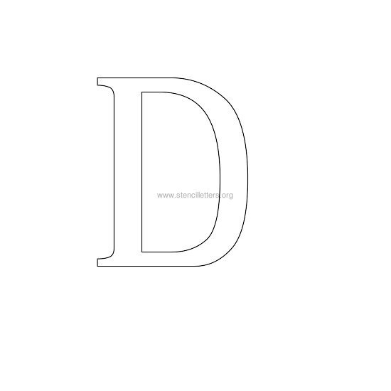 greek wall stencil letter d greek wall stencil letter d