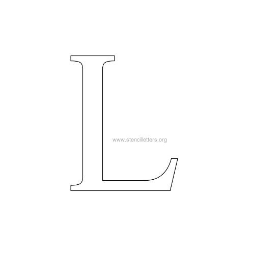 greek wall stencil letter l greek wall stencil letter l