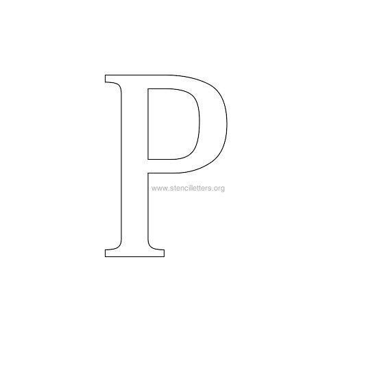 greek wall stencil letter p greek wall stencil letter p