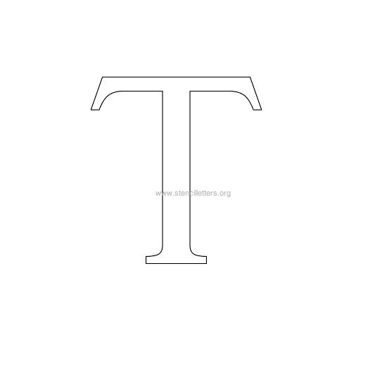 greek wall stencil letter t greek wall stencil letter t