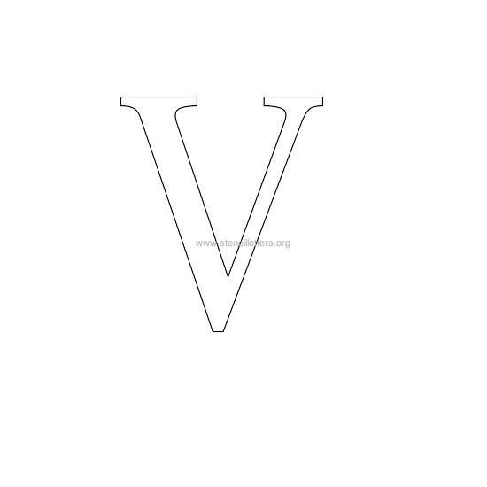 greek wall stencil letter u greek wall stencil letter u