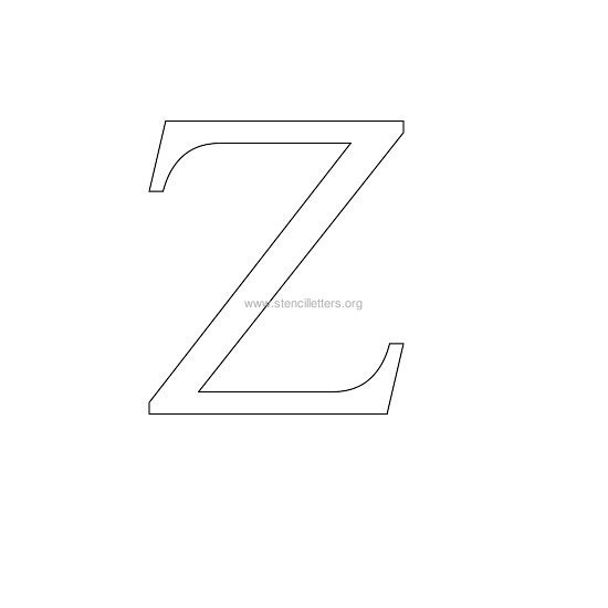 greek wall stencil letter z greek wall stencil letter z