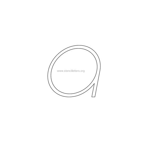 lowercase italic wall stencil letter a lowercase italic wall stencil letter a
