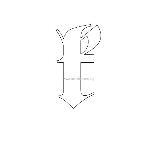 lowercase old-english wall stencil letter k lowercase old-english wall stencil letter k
